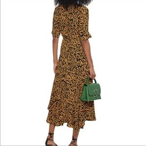 Ganni Floral Wrap Dress DE 38